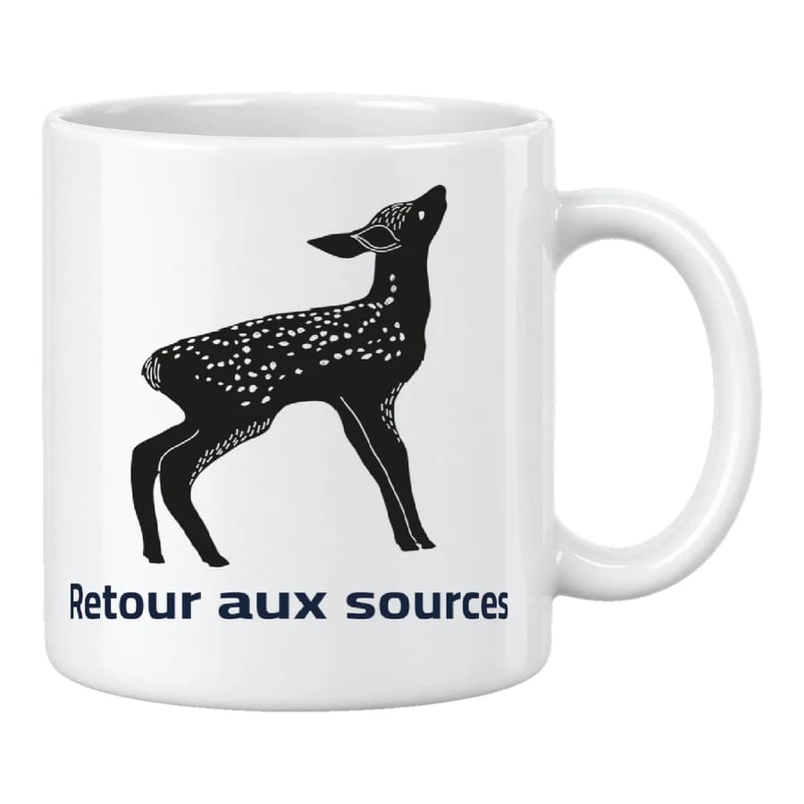 Mug — Faune — الأمام — أبيض